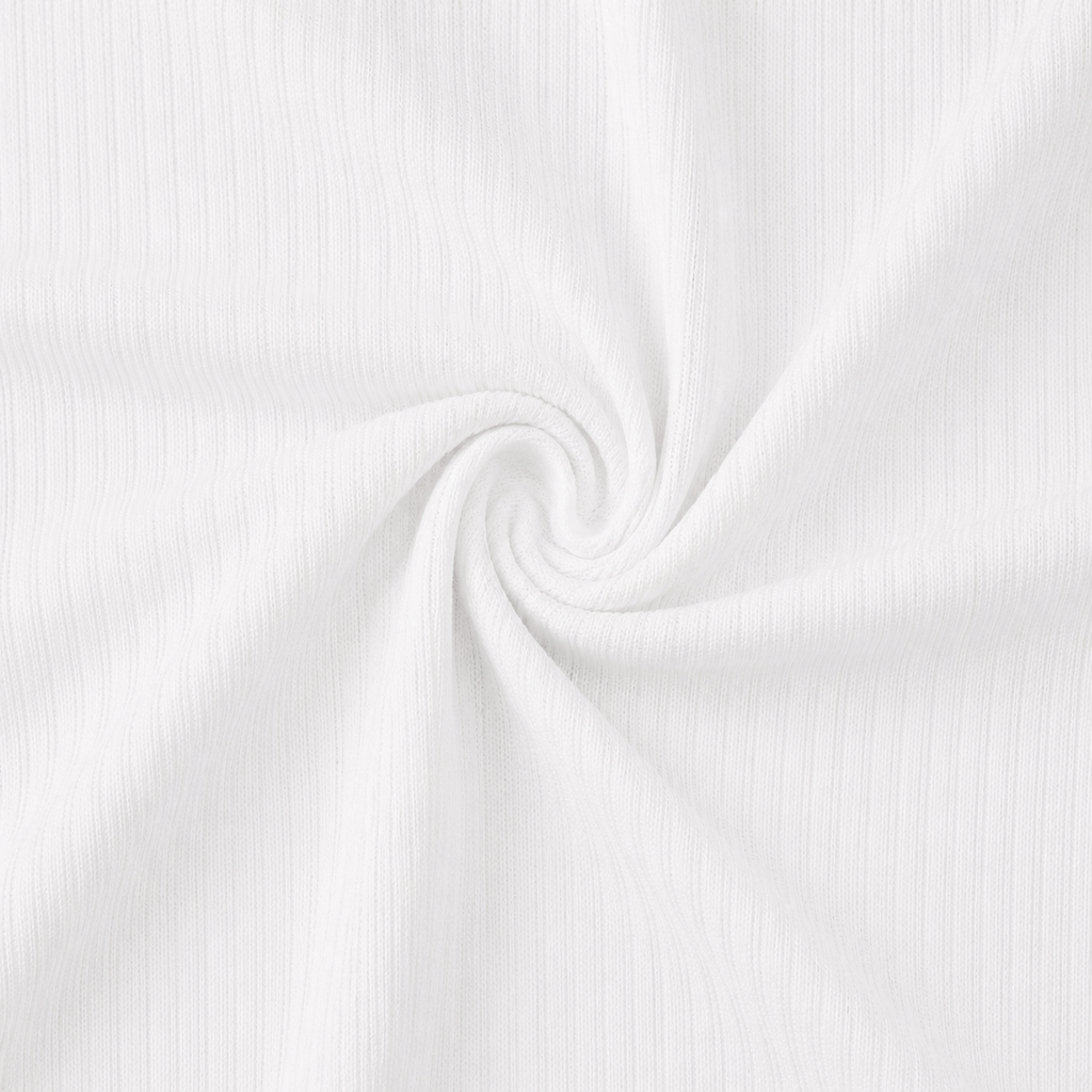 Close-up of the white fabric texture used in the Fitfigura Ace Set – Signature Court Form.