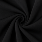 Close-up of the black fabric texture used in the Fitfigura Lounge Flare Pant – Relaxed Luxury Form.