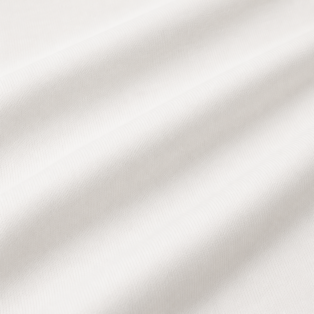 Close-up of the white fabric texture used in the Fitfigura Match Dress – Sculpt Motion Form.