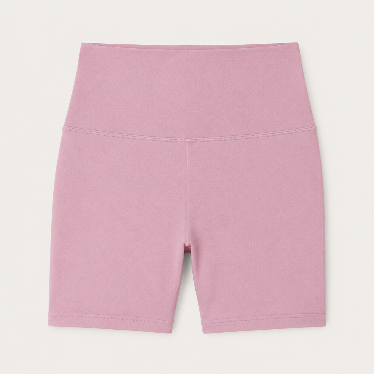 Flat lay of the Fitfigura Sculpt Short 6” – Performance Sculpt Form in light pink, showing the high waistband and fitted 6-inch short design.
