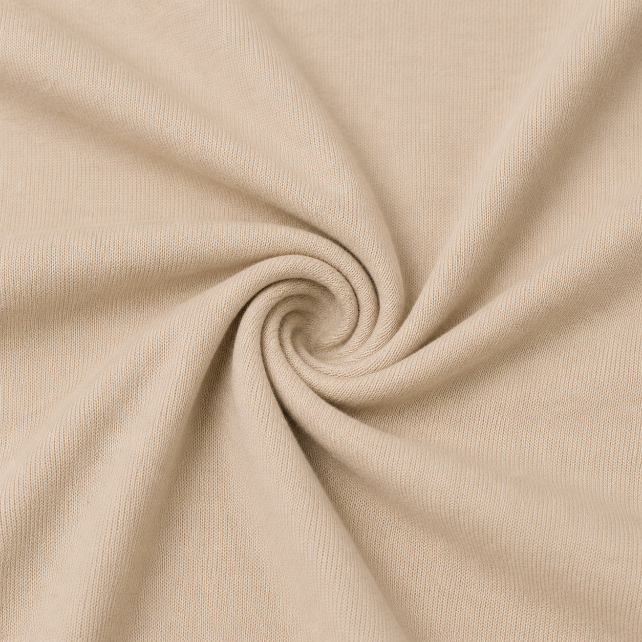 Close-up of the cream ribbed fabric texture used in the Fitfigura Soft Ribbed Set – Luxe Comfort Form.