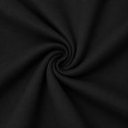 Close-up of the black fabric texture used in the Fitfigura Studio Bra – Soft Flow.
