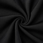 Close-up of the black fabric texture used in the Fitfigura Studio High Waist Flare Pant – Fluid Motion Form.
