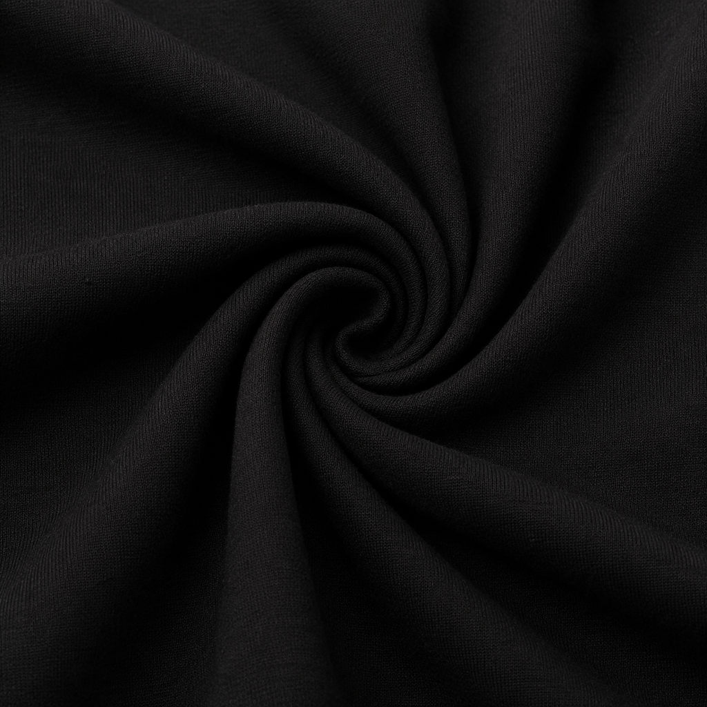Close-up of the black fabric texture used in the Fitfigura Support Bra – Stability Form.