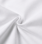 Close-up of the white fabric texture used in the Fitfigura Sway Bra Tank Set.
